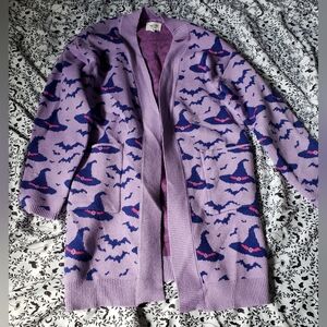 Unique Vintage Purple Witch Cardigan